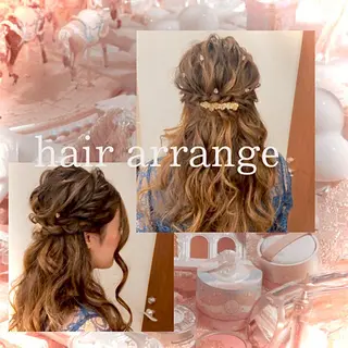 ロング カラー ヘアアレンジ 🎀トップスタイリ スト湯川響🎀のヘアスタイル