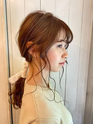 ロング ヘアアレンジ 💖原宿APREA 💖yuka💖のヘアスタイル
