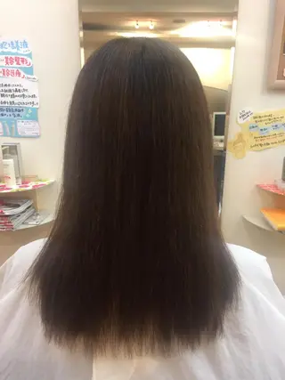 セミロング 縮毛矯正モデル募集中 美容室HATSUのヘアスタイル