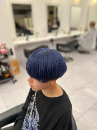 カラー メンズ 透明感×韓流ハイ トーン🫧RYUTAのヘアスタイル