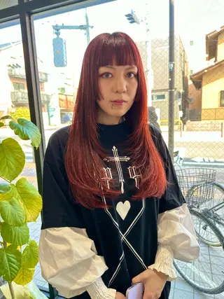 ロング カラー HART ✝️ マッピのヘアスタイル