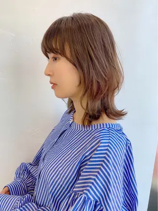 ミディアム 鎌倉 彩のヘアスタイル