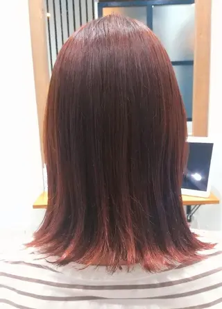 セミロング 髪質改善 salon セキグチのヘアスタイル