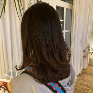 ミディアム qpula misuzuのヘアスタイル