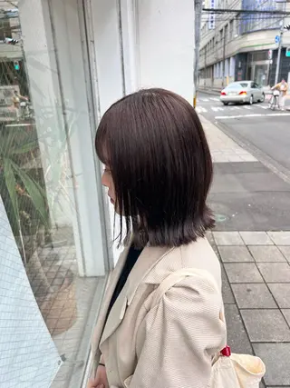 ミディアム カラー soi 💜AYAKOのヘアスタイル