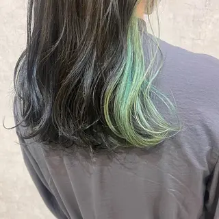 ミディアム カラー ヘアアレンジ 🌻あいり merci.🌻のヘアスタイル