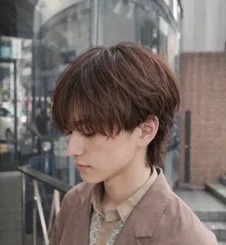 ショート パーマ ONE'S beauty【ワンズビューティー】所属・メンズ特化/韓国風/ shinoのヘアスタイル