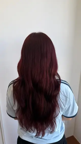 ロング カラー いくみ/豊橋 /艶カラー/髪質改善のヘアスタイル