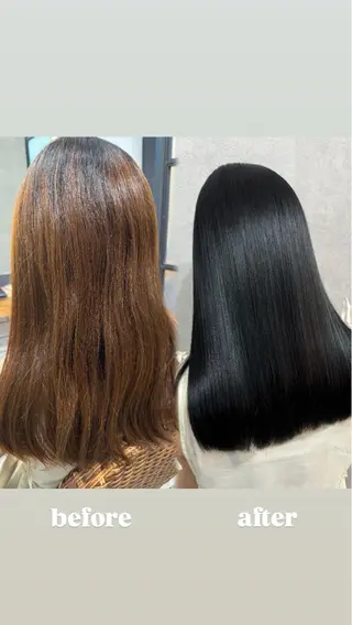 セミロング カラー ［パサつき改善］＊ 髪質改善ケアサロン＊のヘアスタイル