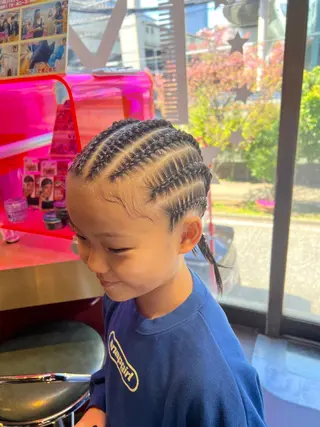 ヘアアレンジ メンズ キッズ 横浜ロングミディアム レイヤー/ 平林侑馬のヘアスタイル