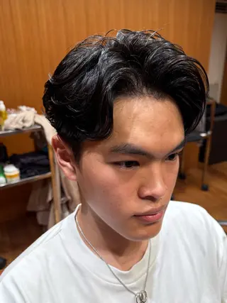 パーマ メンズ Kaz. メンズ平尾・高宮のヘアスタイル