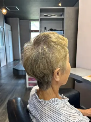 ショート パーマ 杉山 晃太のヘアスタイル