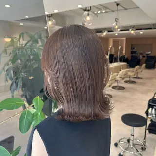 ミディアム カラー 透明感カラー🌿 グレージュ🐺陽介のヘアスタイル