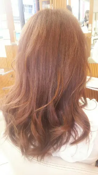 セミロング カラー 脇田 雄大のヘアスタイル