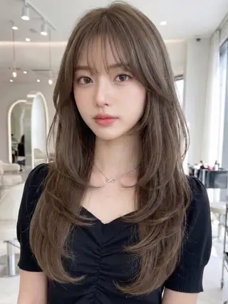 ロング カラー GULGUL 小関 伊吹のヘアスタイル