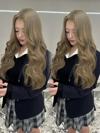 ロング カラー GEM/ハイトーン /名駅/kanaeのヘアスタイル