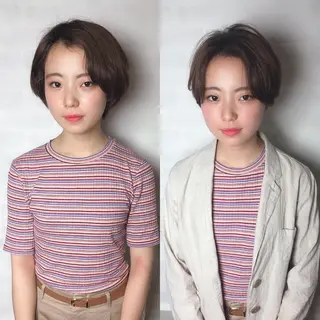 ショート カラー パーマ ショートの神✨AFL OAT 井上康平のヘアスタイル