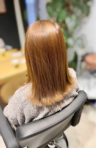 ミディアム 💖暖色系カラー💖 🦋HARU 🦋のヘアスタイル