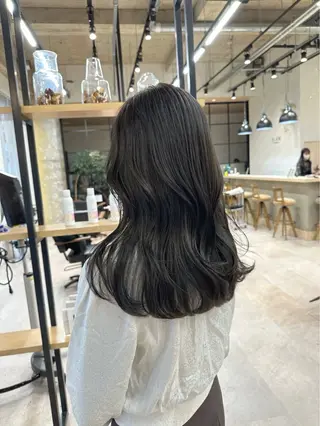 ロング 韓国風￤透明感カラー ‎🤍￤mioのヘアスタイル