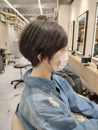 ショート カラー 【似合わせ・レイヤー ・パーマ】海気のヘアスタイル