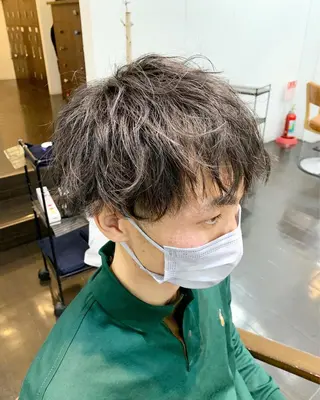 ショート カラー パーマ メンズ 名古屋駅/トップス タイリスト/大黒拓哉のヘアスタイル