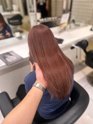 ロング カラー パーマ ヘアアレンジ メンズ キッズ 🦋韓国レイヤー｜ 透明感グレージュ🦋のヘアスタイル
