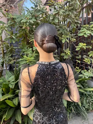 ロング ヘアアレンジ 🎗️【ヘアセット 美眉】吉川玲🎗️のヘアスタイル
