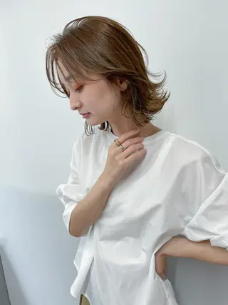 ショート カラー ヘアアレンジ cherir髪質改善 パーソナルカラー診断のヘアスタイル