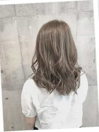 ミディアム カラー パーマ ヘアアレンジ メンズ キッズ ネイル マツエク・マツパ EnBlesS西宮 マンツーマン神道有基のヘアスタイル