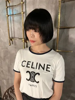 ショート カラー ブリーチ/縮毛矯正 ❤️‍🔥シンノスケのヘアスタイル