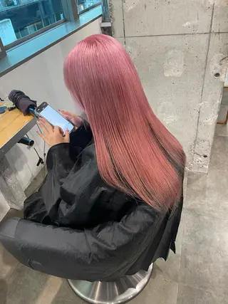 ロング カラー ハイトーン 横浜💞ミオのヘアスタイル