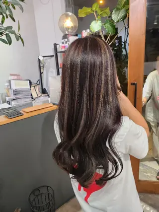 ロング 金田 拓也のヘアスタイル