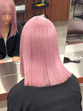 ミディアム カラー ブリーチ　ハイトーン 特化🌈フジタハルキのヘアスタイル