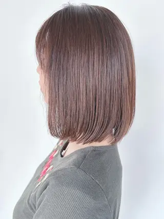 ミディアム ボブ/ゆるふわ ボブパーマ/とういのヘアスタイル