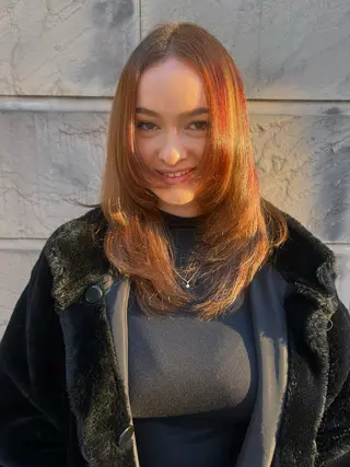 ショート カラー ヘアアレンジ 渡邉 舞のヘアスタイル