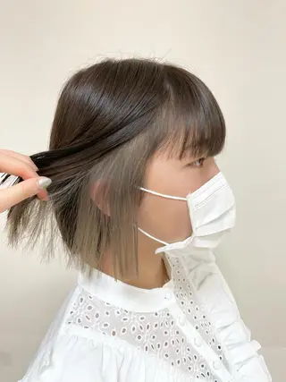 ミディアム カラー ヘアアレンジ 【Sweep】おじま のぞみのヘアスタイル