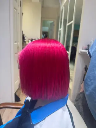 カラー 河添 麗菜のヘアスタイル