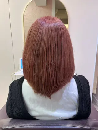 ミディアム カラー 🎀FACE。暖色 カラー/カスミ🤍のヘアスタイル