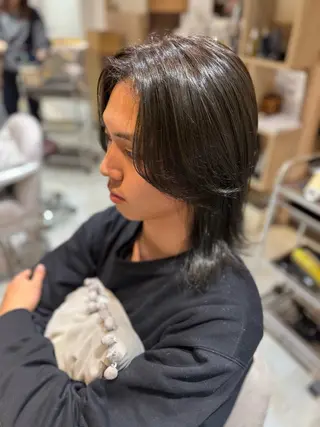 ミディアム メンズ Fizelle福島 Honokaのヘアスタイル