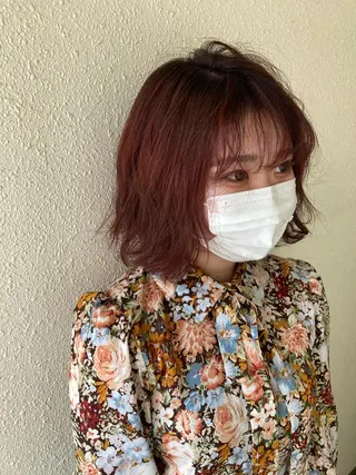 ミディアム 京谷 宥のヘアスタイル