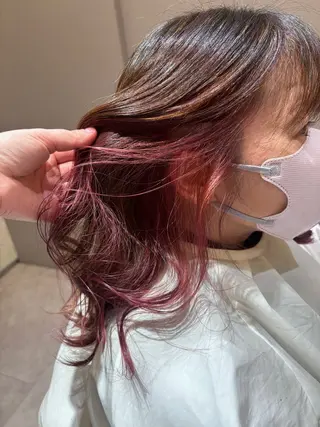 カラー イシカワ ルナのヘアスタイル