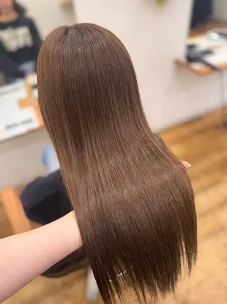ロング カラー kyoka 髪質改善/縮毛矯正のヘアスタイル