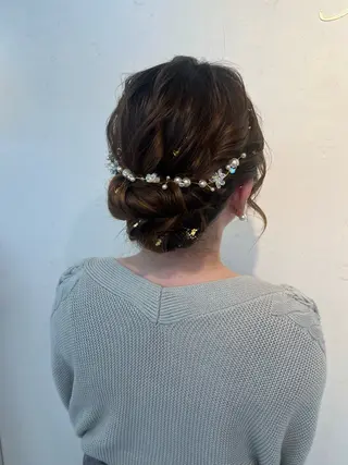 ヘアアレンジ 大人可愛いヘアメイク 💋🧚‍♀️しずかのヘアスタイル