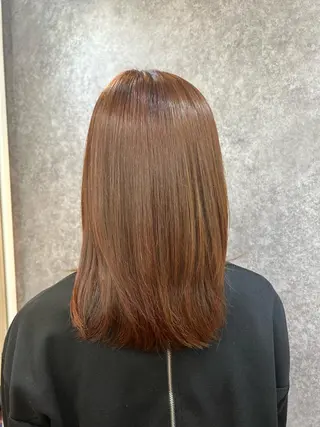 ミディアム カラー cocoa船橋🦄 chinamiのヘアスタイル