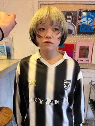 ショート カラー 村上雅人 ナチュラルモードのヘアスタイル