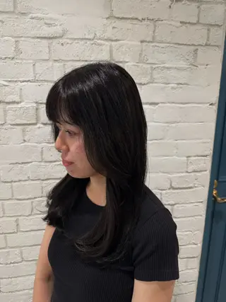 セミロング 堀江美容室 千晶のヘアスタイル