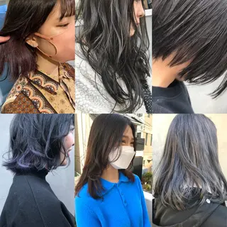 ミディアム カラー パーマ 口コミ150件超え 💬☘️笹岡航太のヘアスタイル