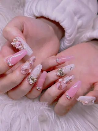 ネイル 長さだし専門店 M2　rikaのネイルデザイン