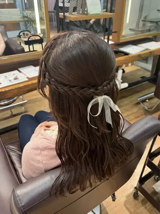 ヘアアレンジ 艶カラー/縮毛矯正/ アレンジ/akaneのヘアスタイル