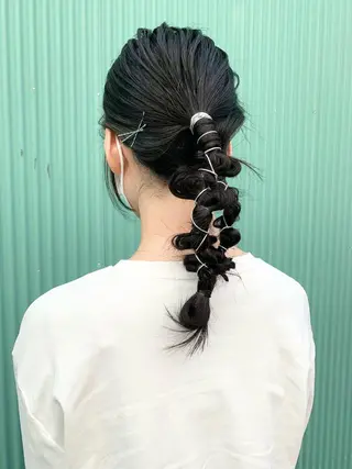 ロング ヘアアレンジ KAWATOKO MISUZUのヘアスタイル